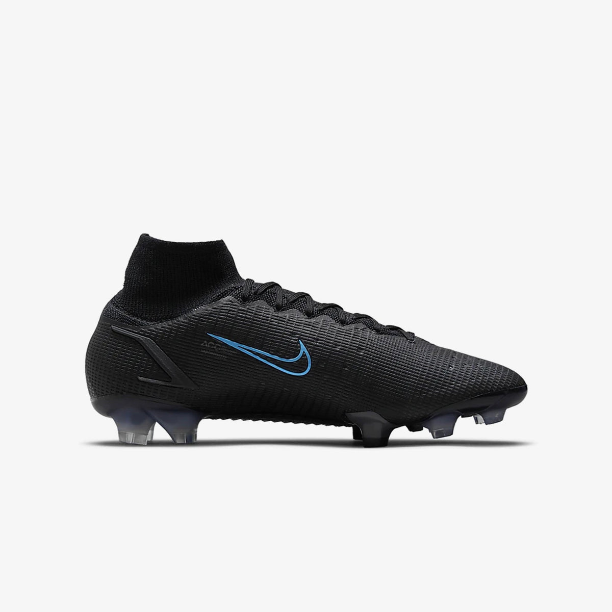 Adult Mercurial Superfly 8 Elite FG Soccer Cleats Black product image 2, provided for visual reference and product detail