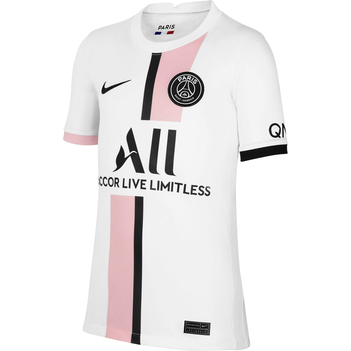 Paris Saint-Germain 2021/22 Stadium Away Big Kids' Nike Dri-FIT Soccer Jersey product image 8, provided for visual reference