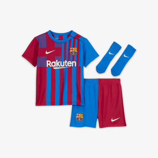 FC Barcelona 2021/22 Home Mini-Kit product image 1, provided for visual reference and product detail review