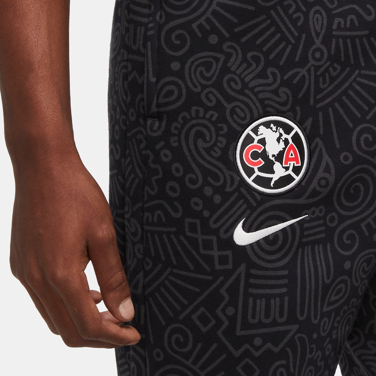 Club America Men Fleece Soccer Pants product image 5, provided for visual reference and product detail review