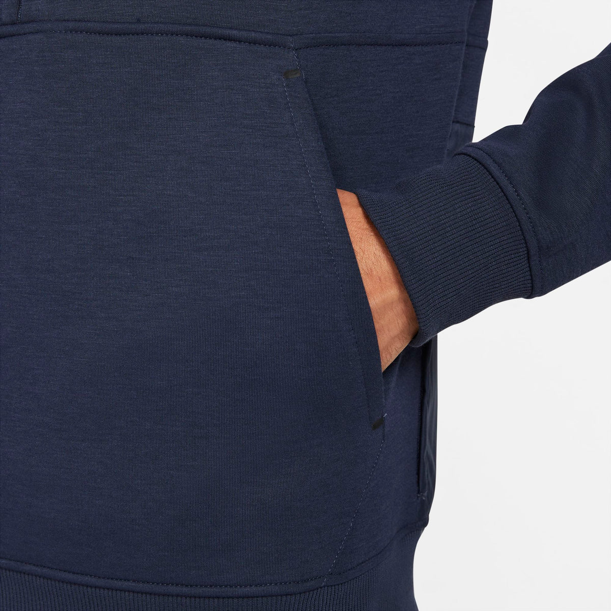 FC Barcelona Men Nike Dri-FIT 1/2-Zip Soccer Hoodie product image 5, provided for visual reference and product detail review