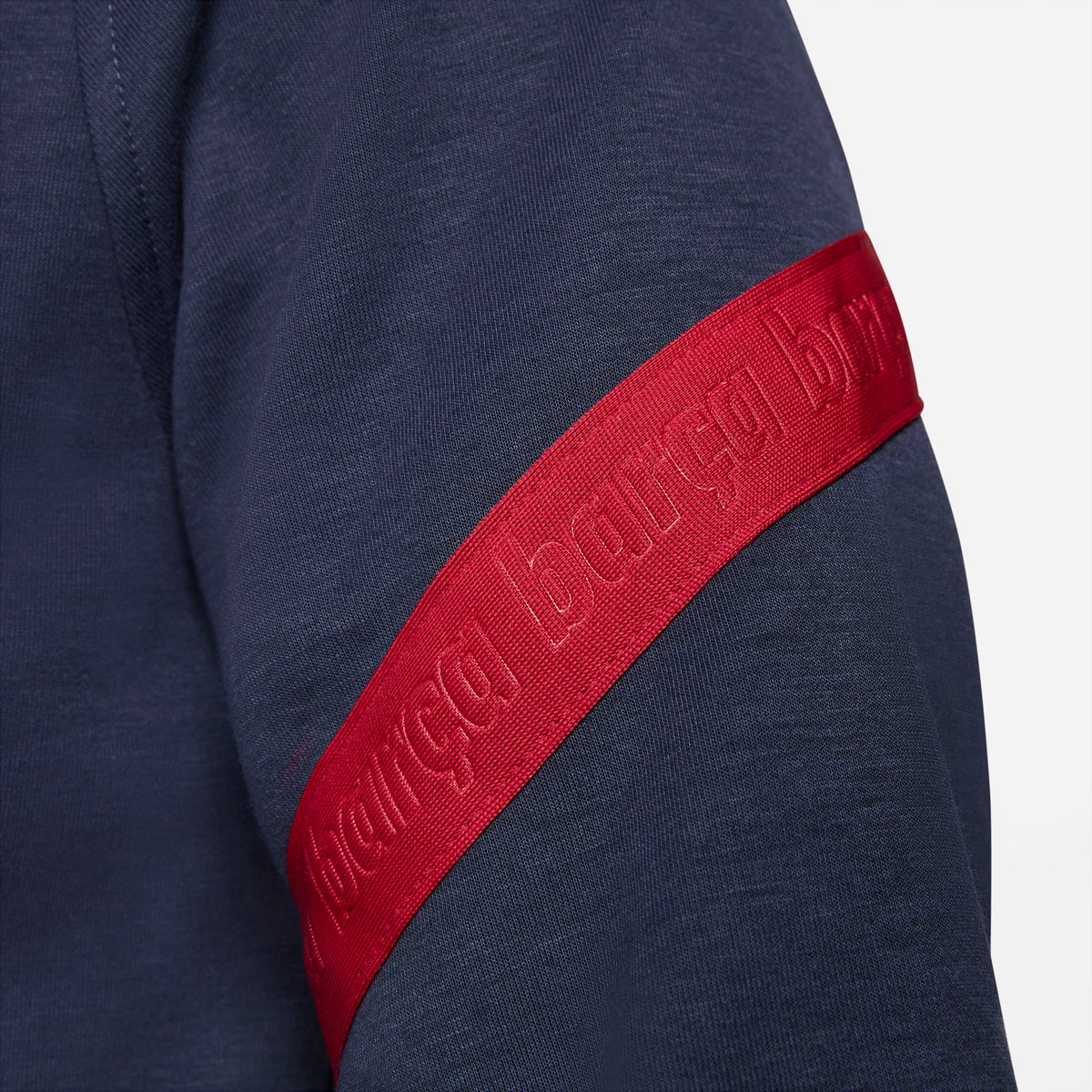 FC Barcelona Men Nike Dri-FIT 1/2-Zip Soccer Hoodie product image 6, provided for visual reference and product detail review