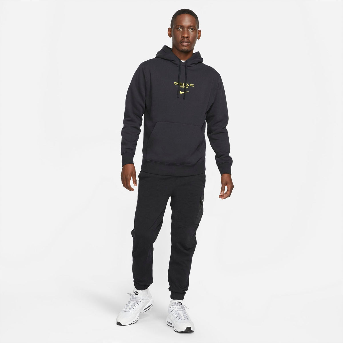 Chelsea FC Men Fleece Pullover Hoodie product image 5, provided for visual reference and product detail review