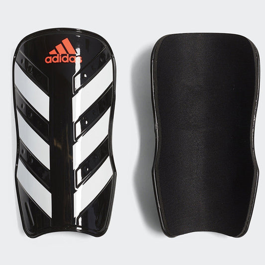 adidas Everlesto Shin Guard - Black/White/Solar Red product image 1, provided for visual reference and product detail review