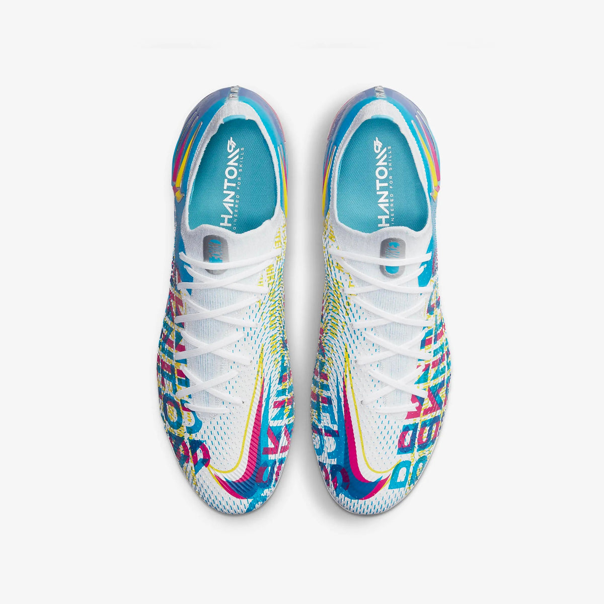 Phantom GT Elite 3D FG Soccer Cleats - Chlorine Blue/Opti Yellow/White/Pink Blast product image 6, provided for visual