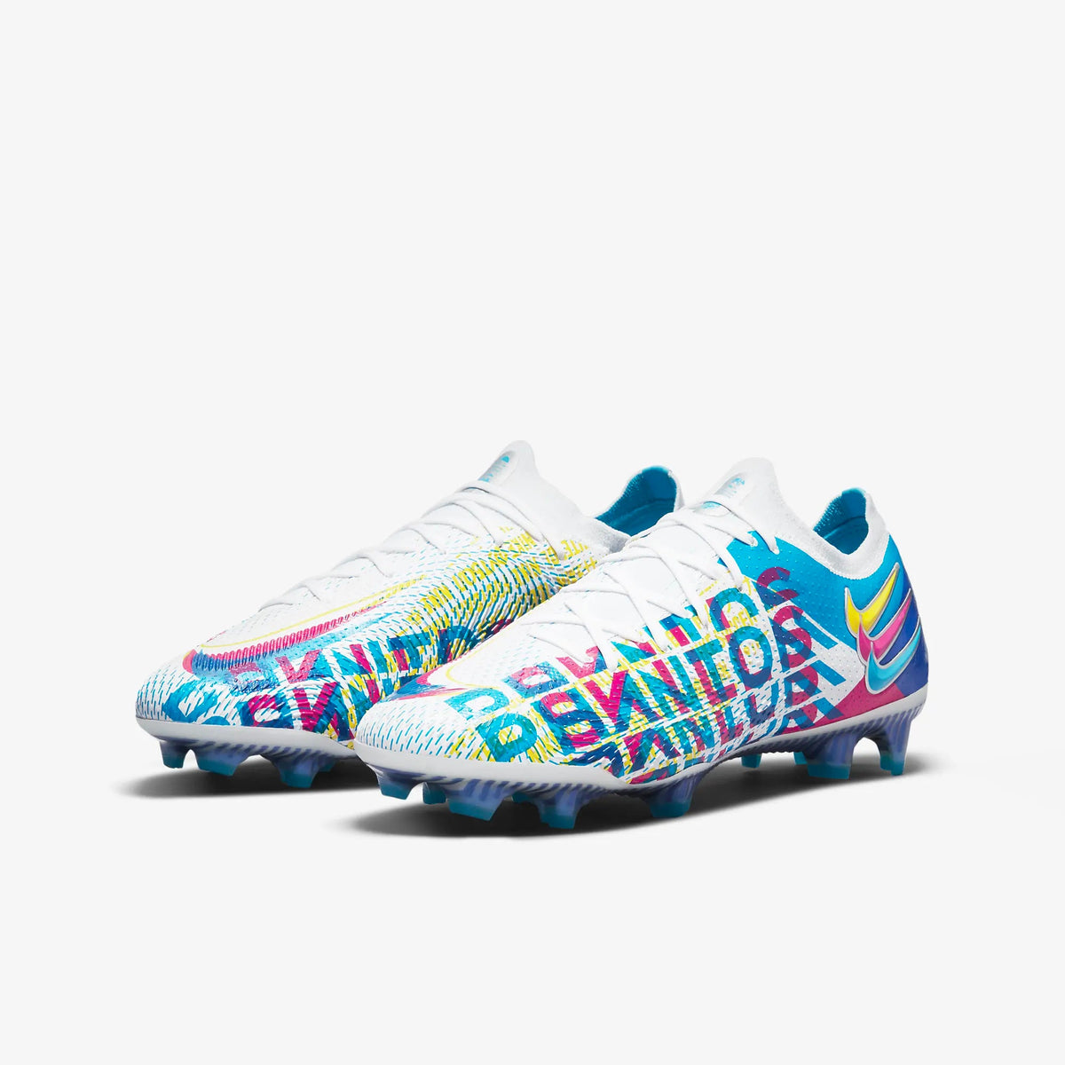 Phantom GT Elite 3D FG Soccer Cleats - Chlorine Blue/Opti Yellow/White/Pink Blast product image 5, provided for visual