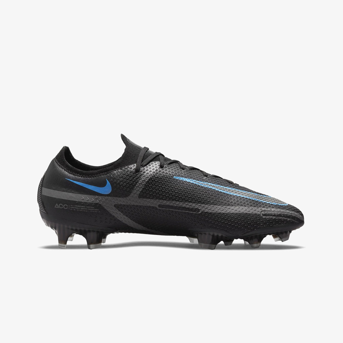 Phantom GT2 Elite FG Firm-Ground Soccer Cleat Black product image 4, provided for visual reference and product detail review
