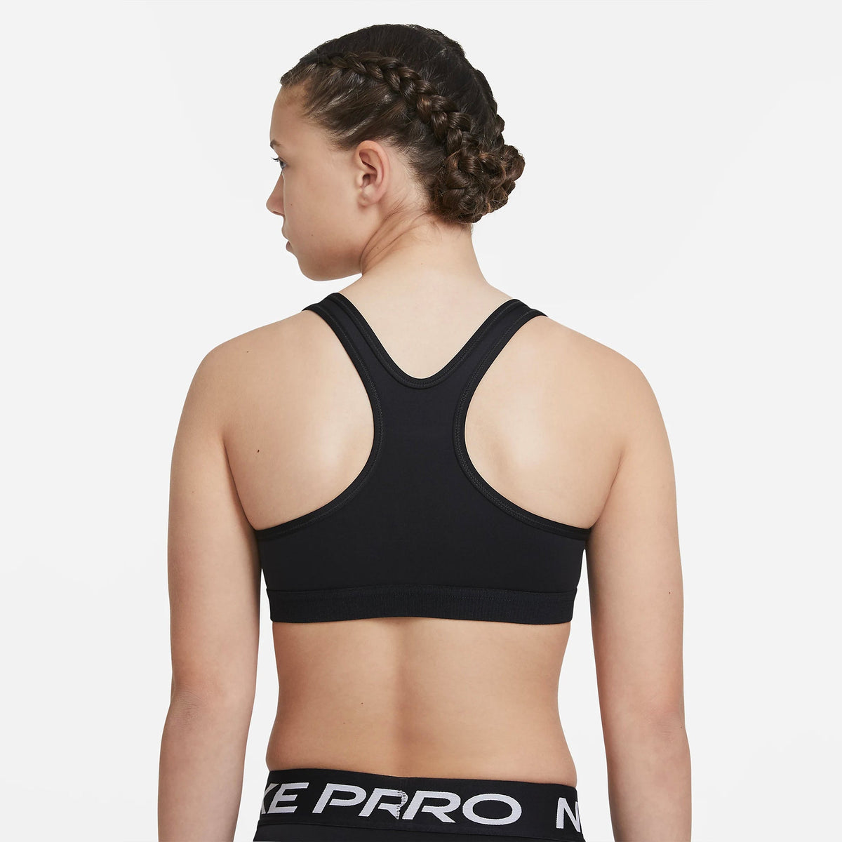 Nike Swoosh Girl's Bra product image 2, provided for visual reference and product detail review