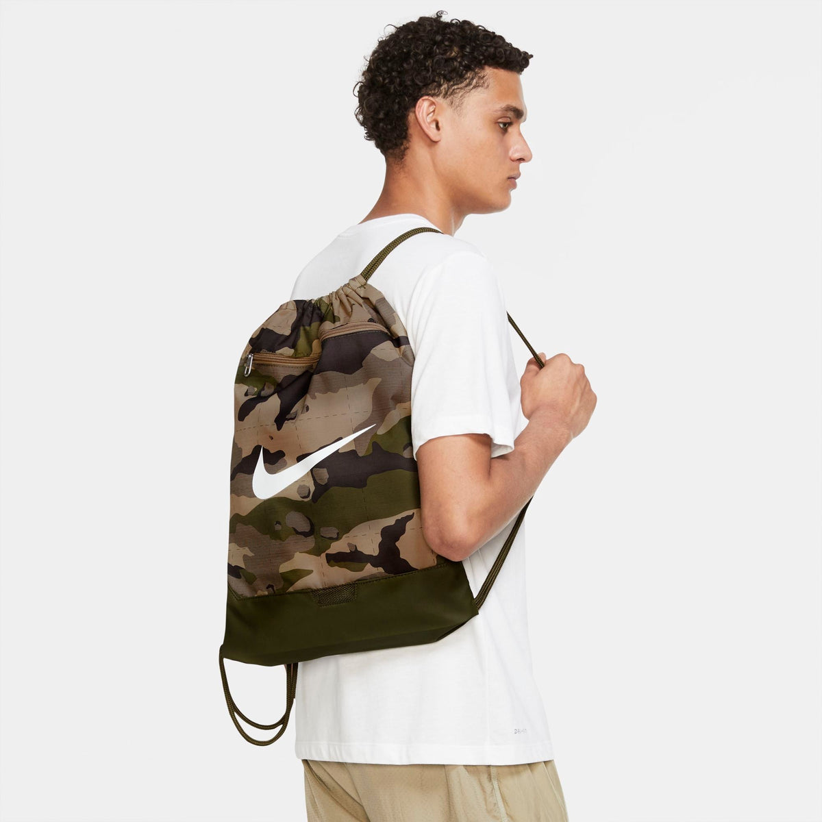 Nike Brasilia Camo Training Gym Sack product image 3, provided for visual reference and product detail review