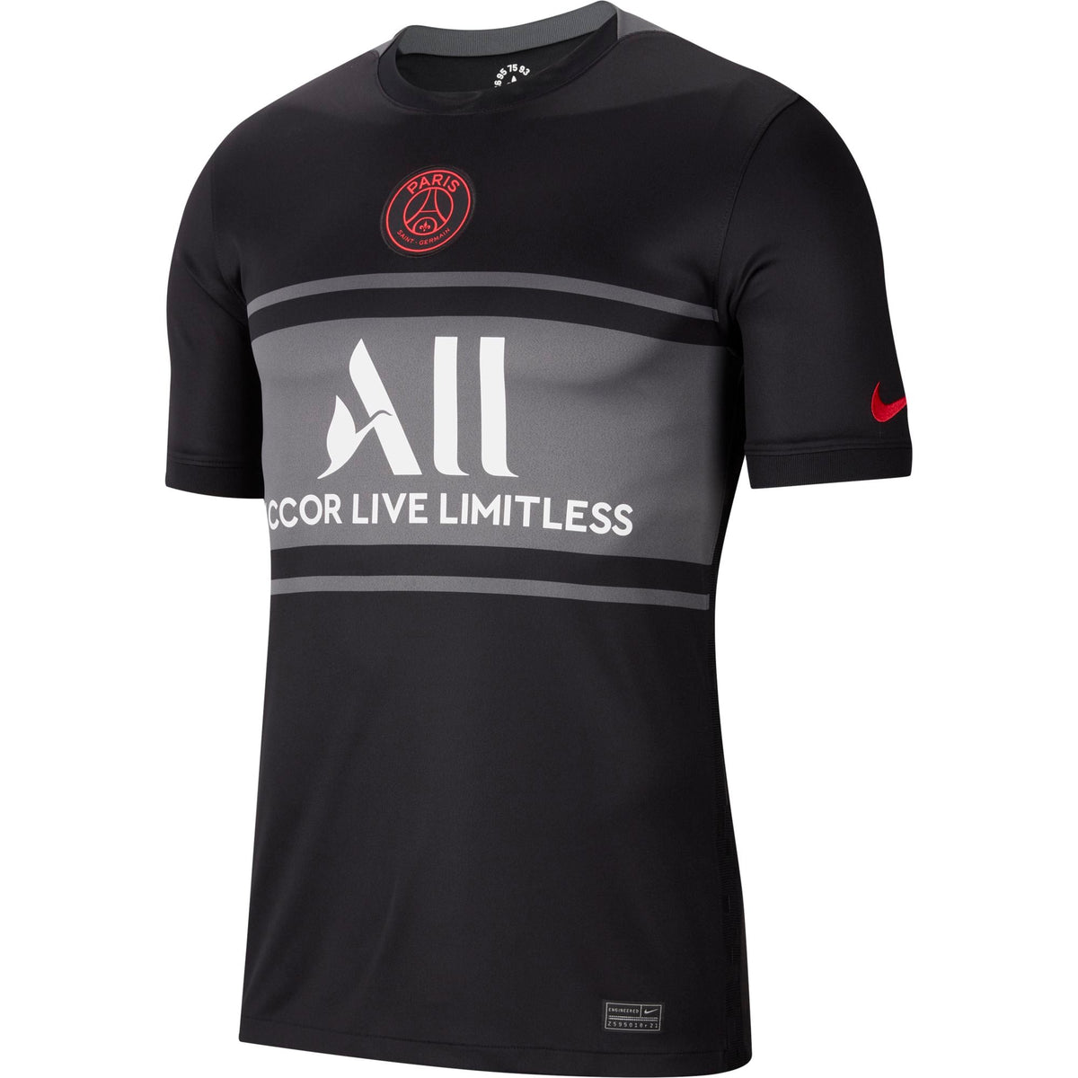 Paris Saint-Germain 2021/22 Stadium Third Men Nike Dri-FIT Soccer Jersey product image 3, provided for visual reference and