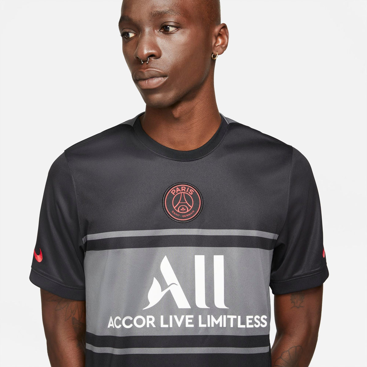 Paris Saint-Germain 2021/22 Stadium Third Men Nike Dri-FIT Soccer Jersey product image 6, provided for visual reference and