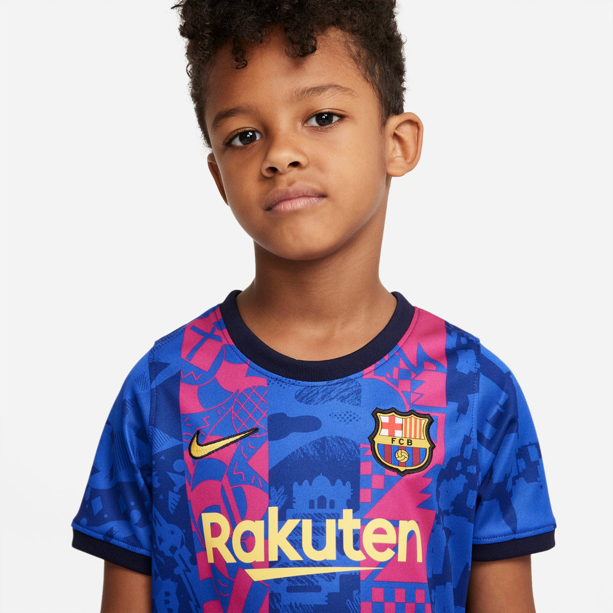 FC Barcelona 2021/22 Third Little Kids' Soccer Kit product image 6, provided for visual reference and product detail review