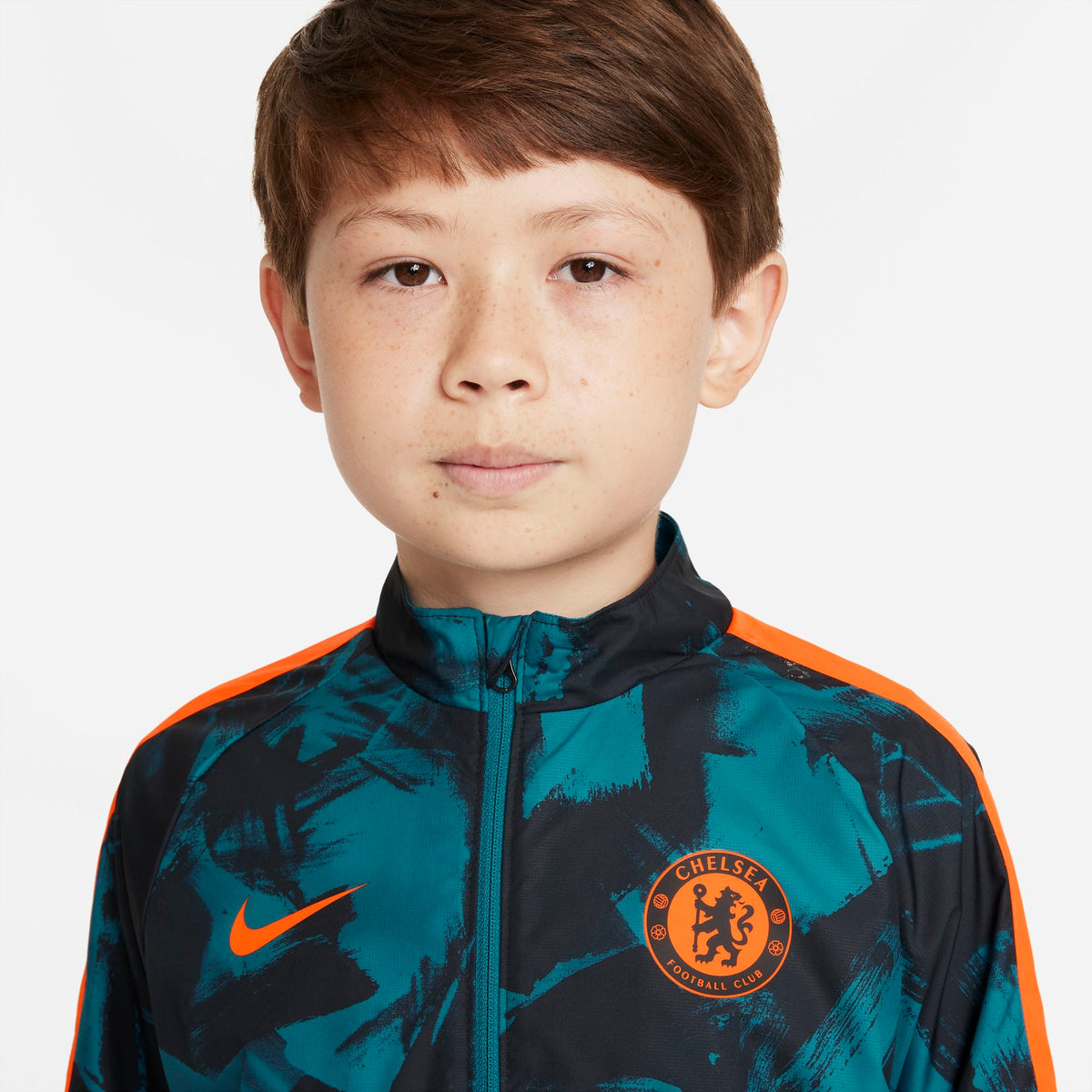 Chelsea FC Repel Academy AWF Big Kids' Nike Dri-FIT Soccer Jacket product image 4, provided for visual reference and product