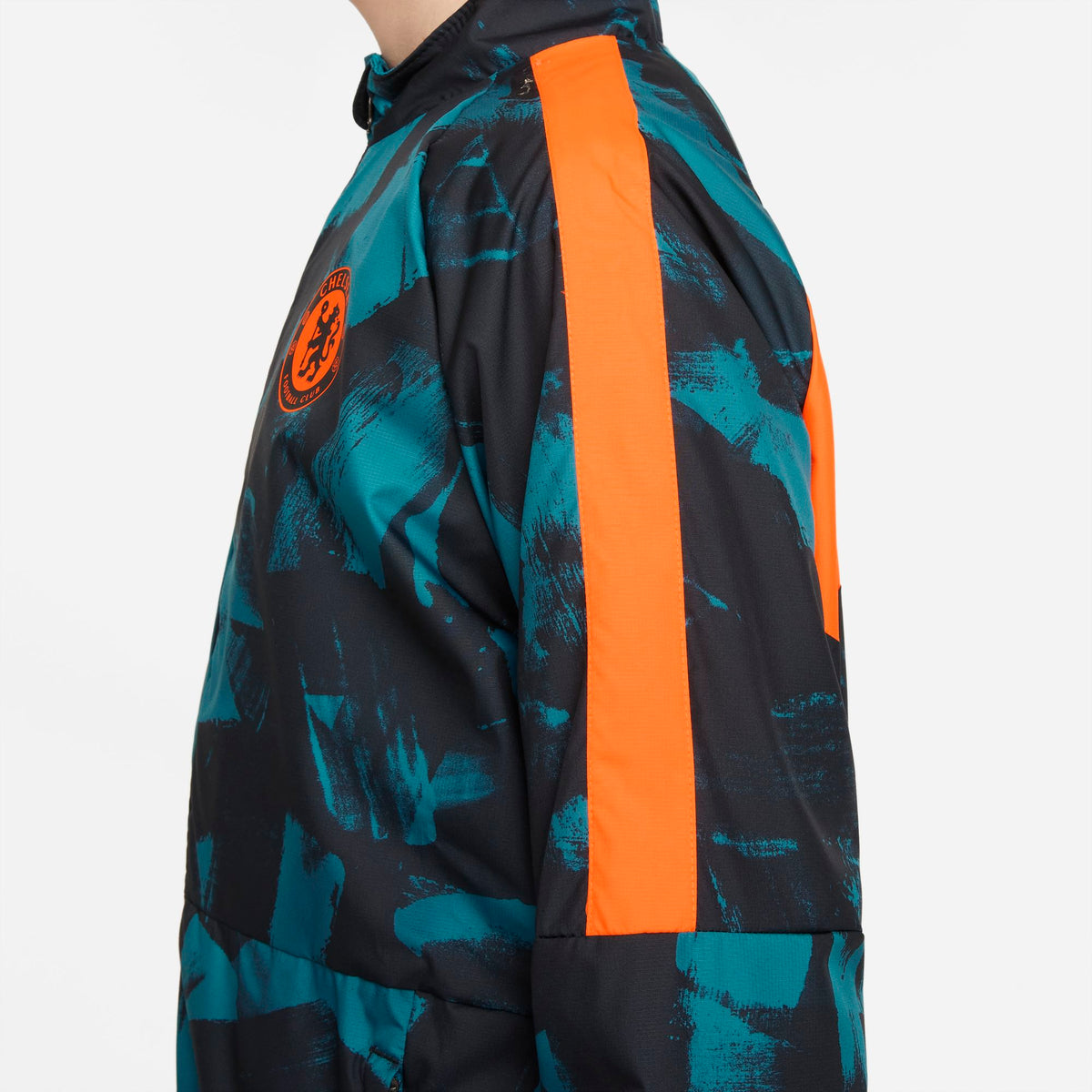 Chelsea FC Repel Academy AWF Big Kids' Nike Dri-FIT Soccer Jacket product image 6, provided for visual reference and product