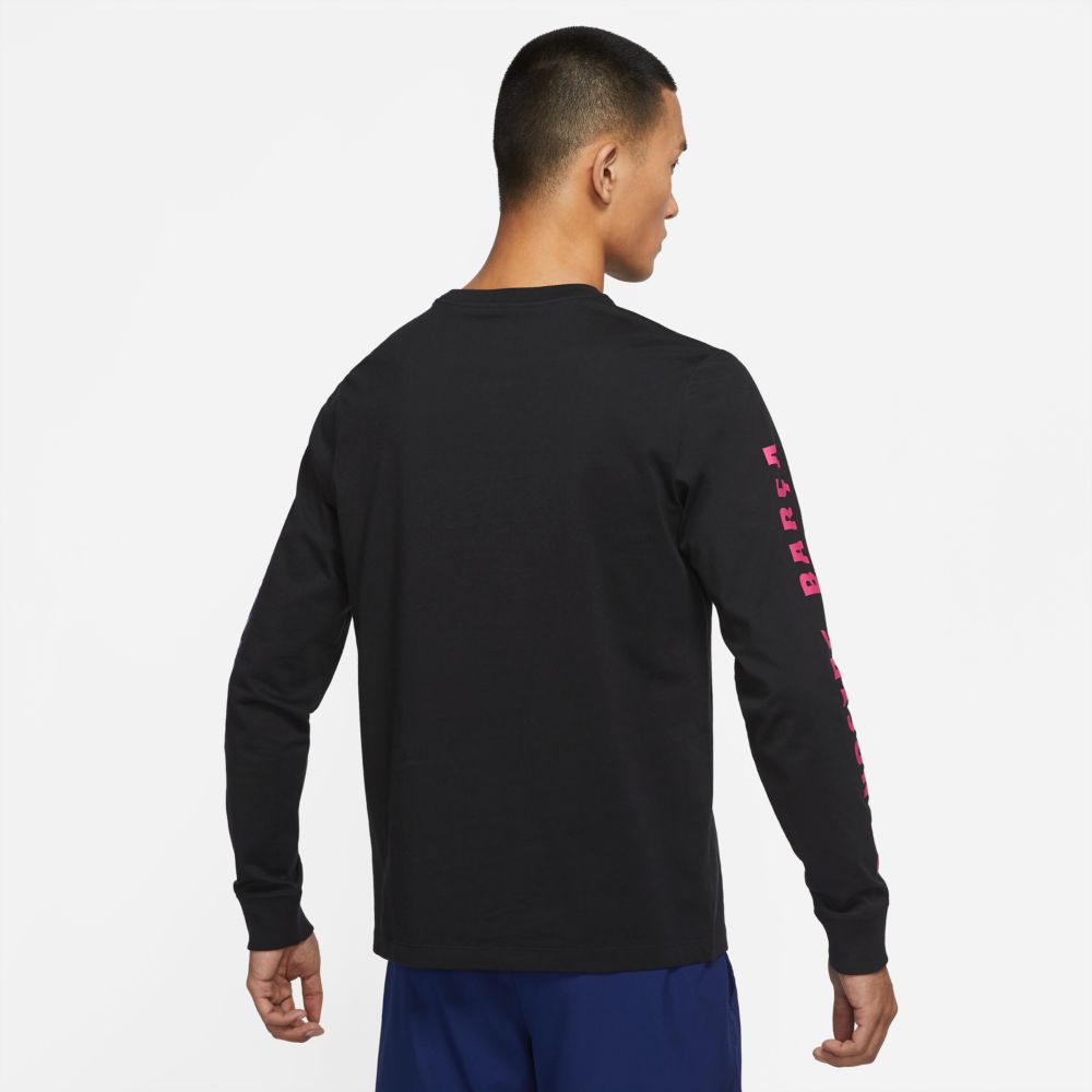 FC Barcelona Crew T Shirt Long Sleeve for Men product image 2, provided for visual reference and product detail review