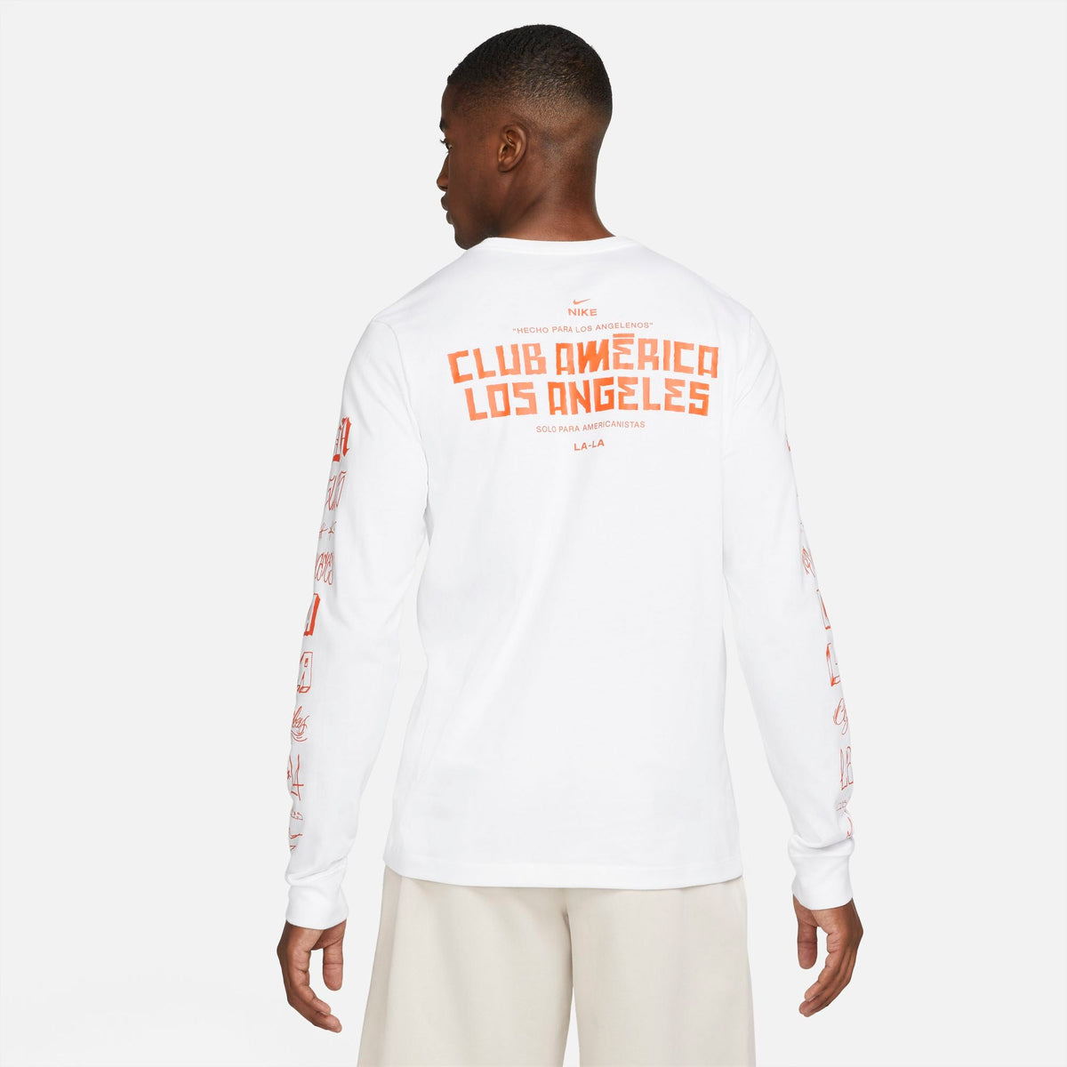 Nike Men Club America Long-Sleeve Soccer T-Shirt LA*LA product image 6, provided for visual reference and product detail