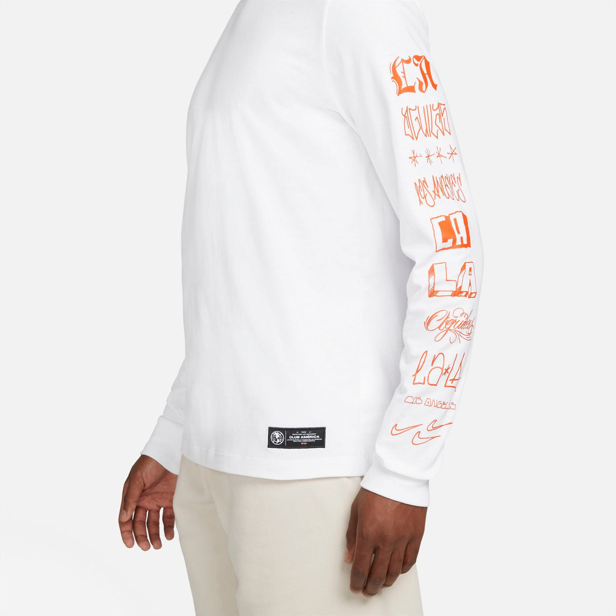 Nike Men Club America Long-Sleeve Soccer T-Shirt LA*LA product image 5, provided for visual reference and product detail