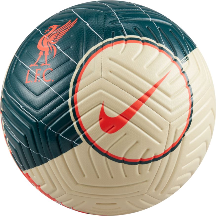 Liverpool FC Strike Soccer Ball product image 1, provided for visual reference and product detail review