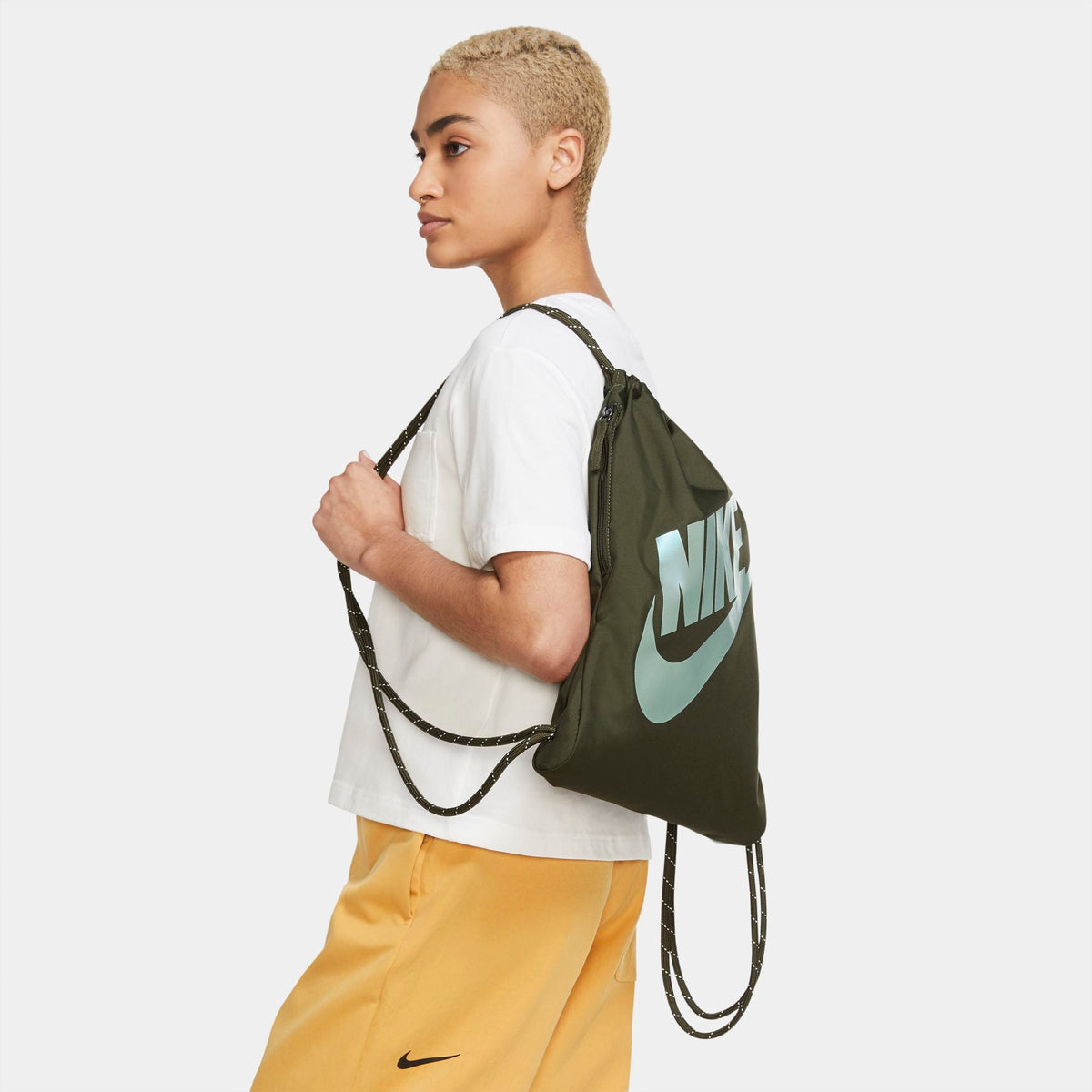 Nike Heritage Drawstring Bag product image 3, provided for visual reference and product detail review