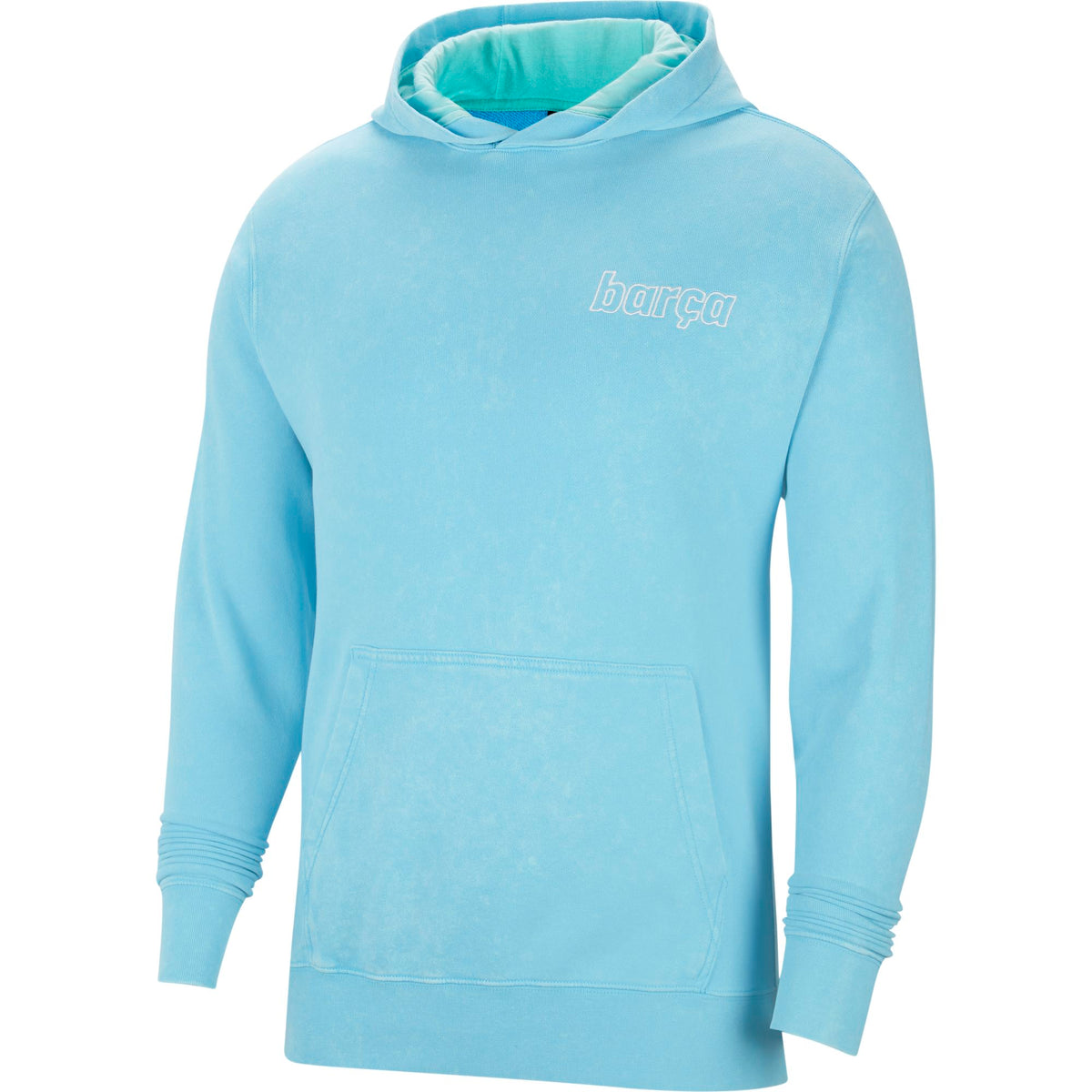 FC Barcelona Men French Terry Pullover Hoodie product image 4, provided for visual reference and product detail review