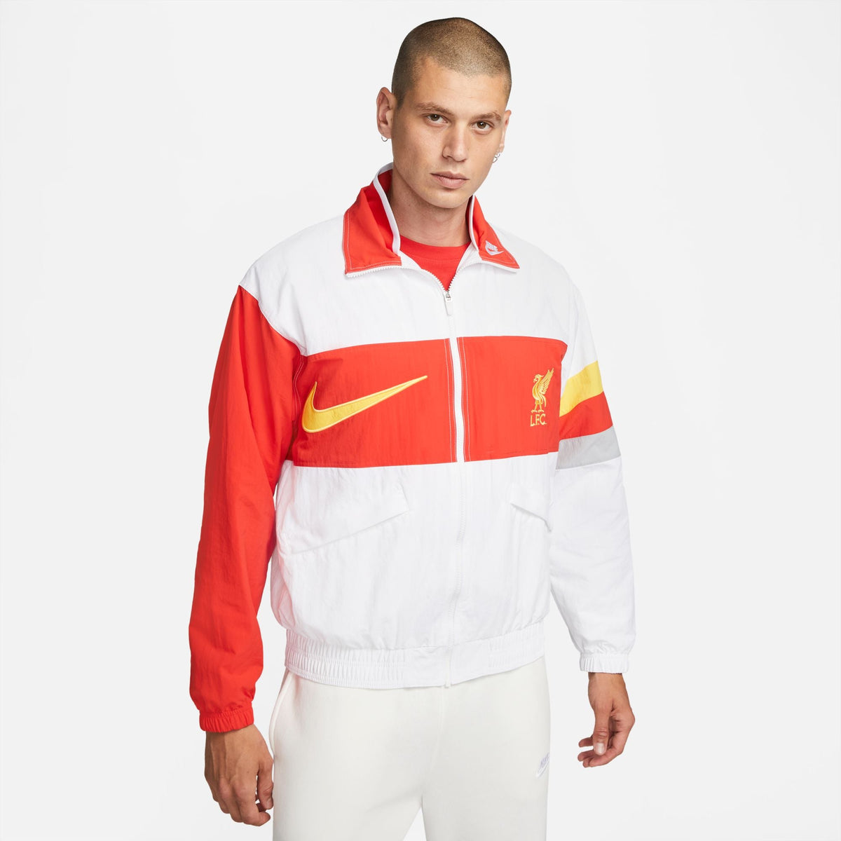 Nike Mens Liverpool FC Heritage I96 Jacket product image 1, provided for visual reference and product detail review