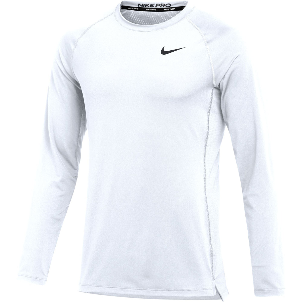 Nike Pro Slim White Ls Training Top product image 1, provided for visual reference and product detail review