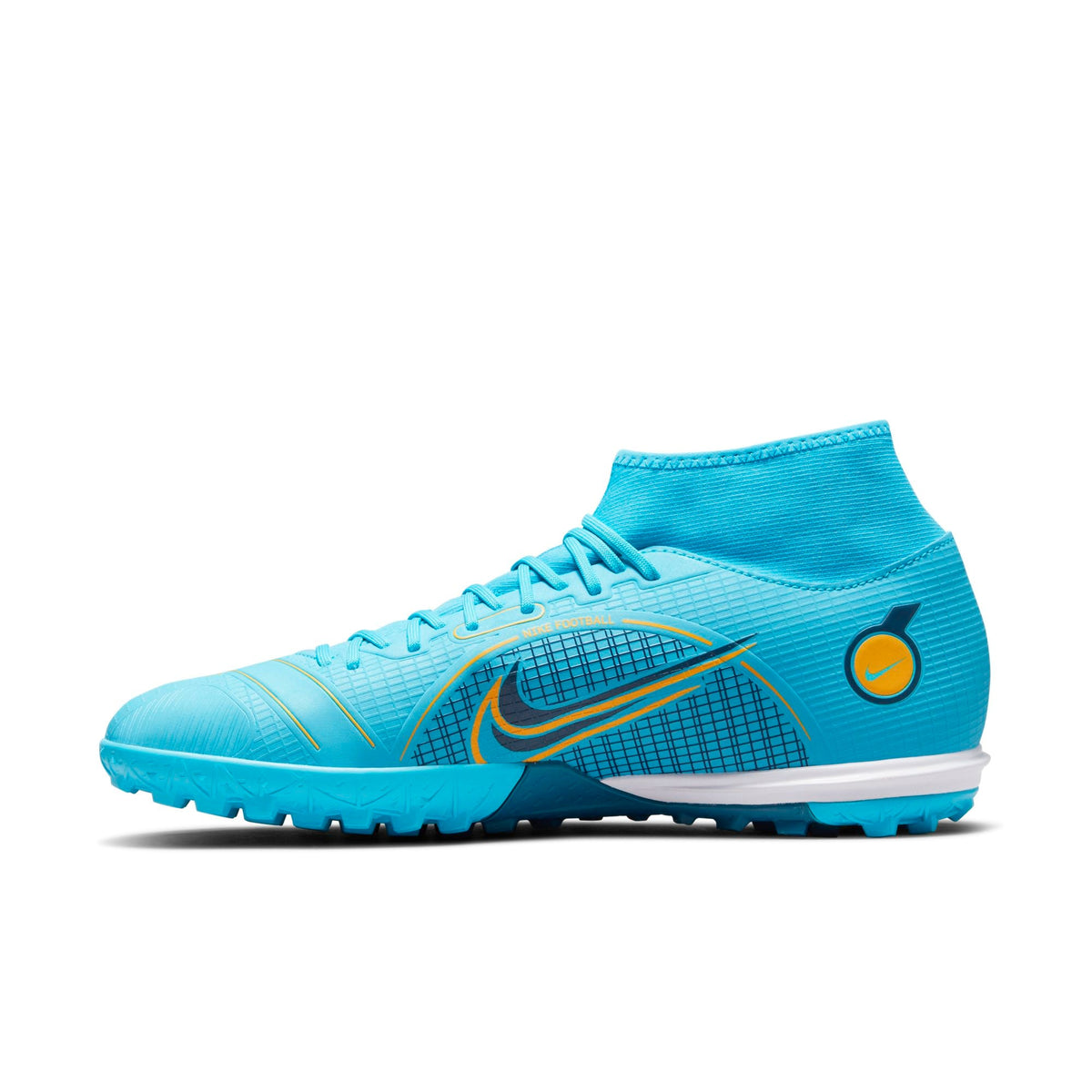 Nike Mercurial Superfly 8 Academy TF Turf Soccer Shoes product image 2, provided for visual reference and product detail