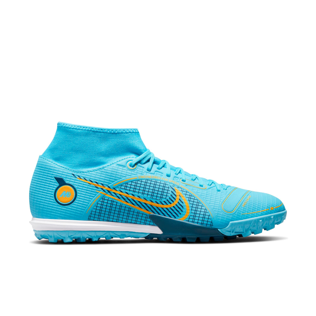 Nike Mercurial Superfly 8 Academy TF Turf Soccer Shoes product image 6, provided for visual reference and product detail