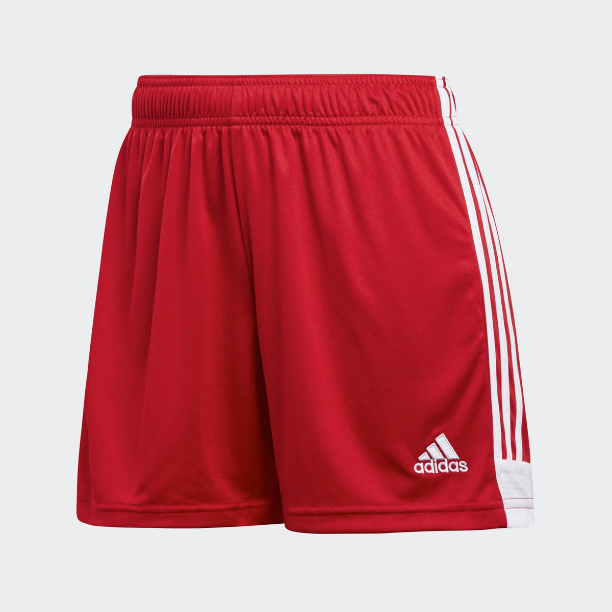 adidas Women Tastigo 19 Shorts - Power Red/White product image 1, provided for visual reference and product detail review