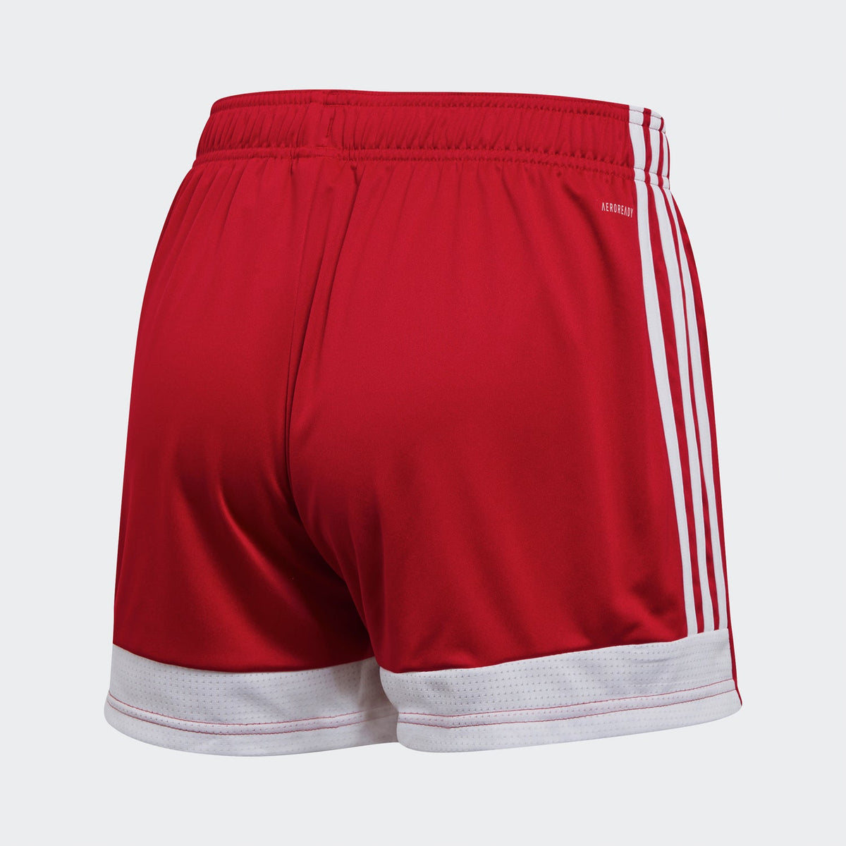 adidas Women Tastigo 19 Shorts - Power Red/White product image 2, provided for visual reference and product detail review