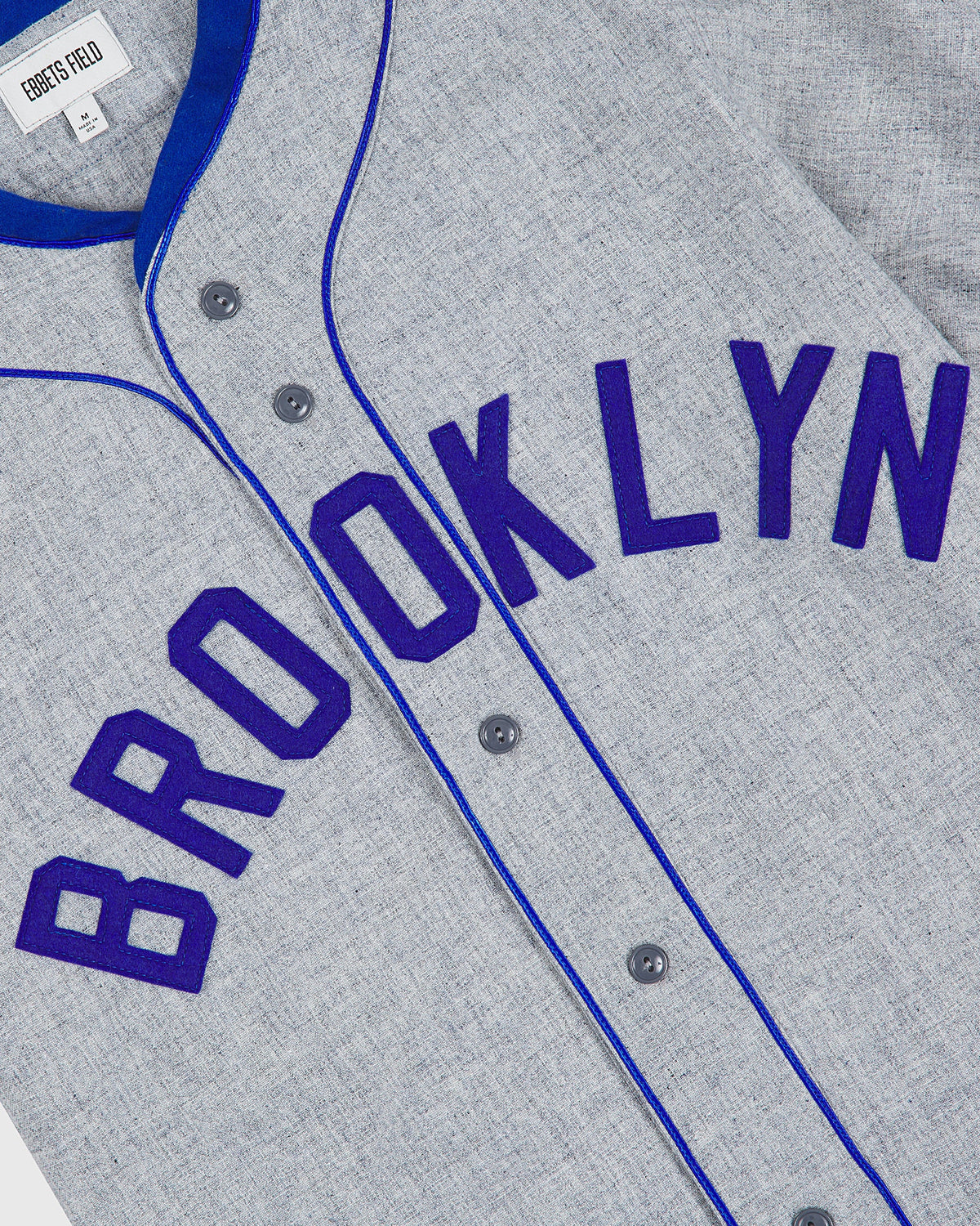 Brooklyn Royal Giants 1915 Authentic Wool Road Jersey product image 4, provided for visual reference and product detail