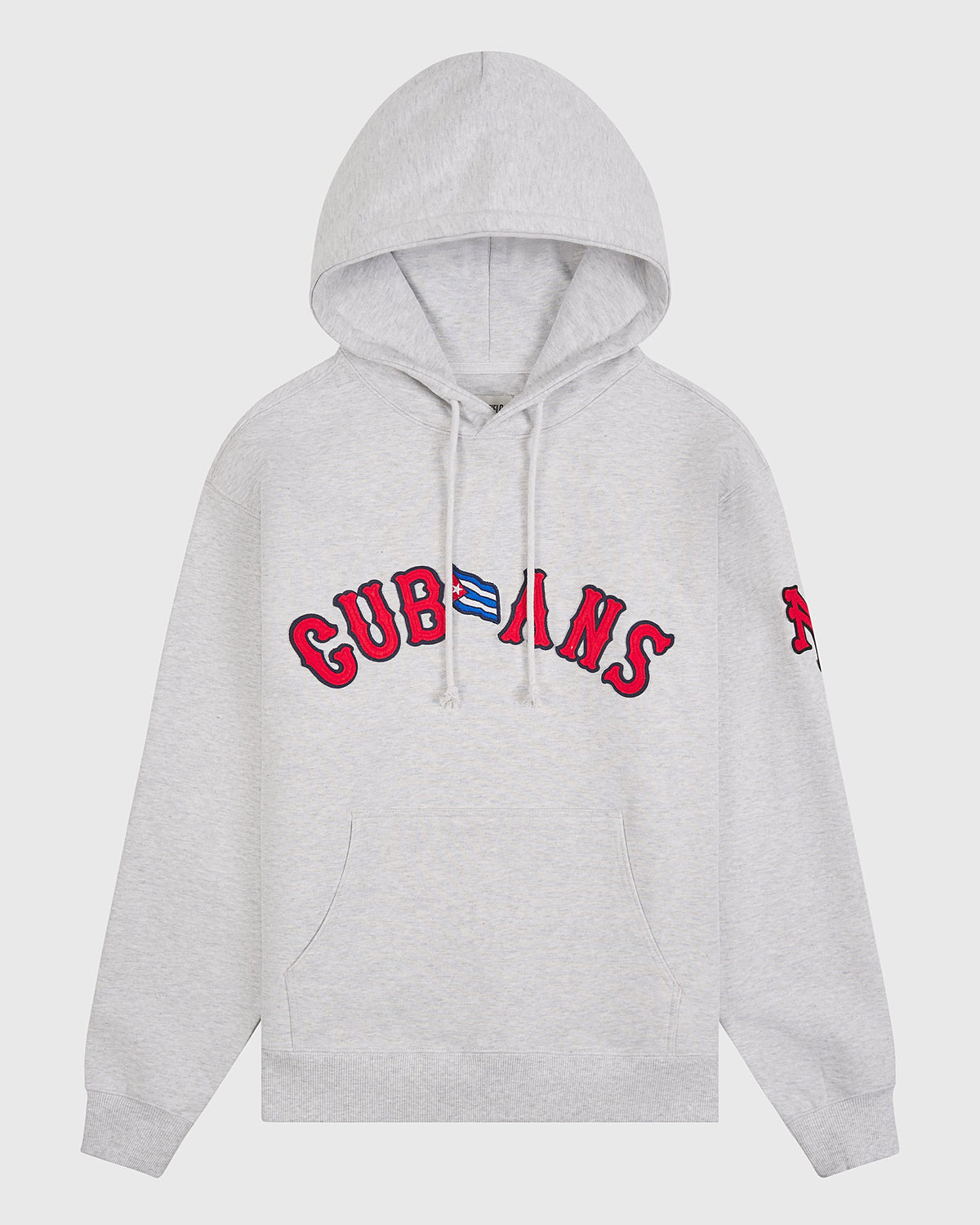 New York Cubans Heavyweight Cotton Terry Pullover Flag Hoodie product image 1, provided for visual reference and product