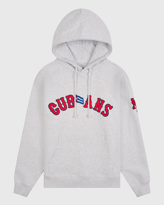 New York Cubans Heavyweight Cotton Terry Pullover Flag Hoodie product image 1, provided for visual reference and product