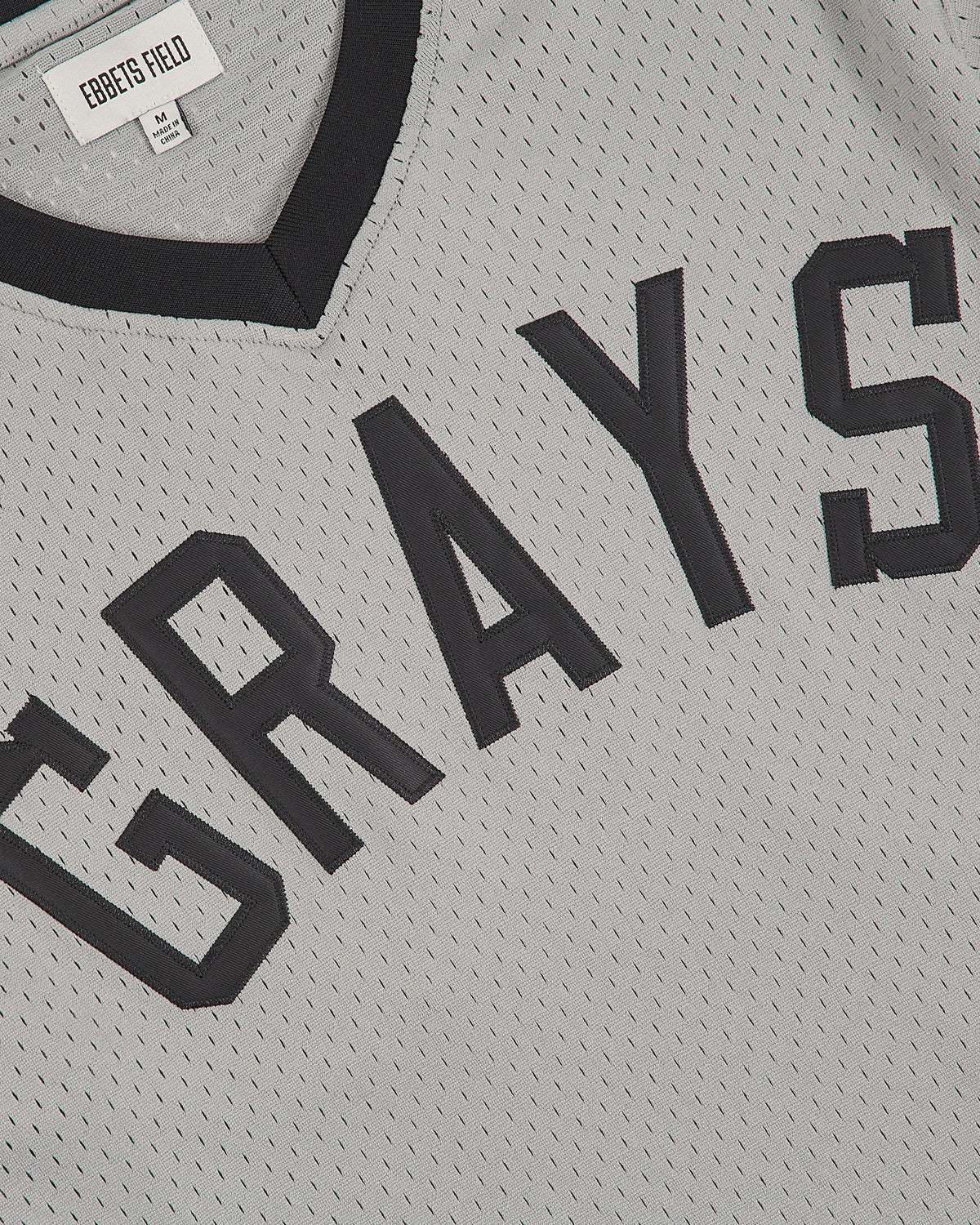 Homestead Grays V-Neck Mesh Jersey product image 3, provided for visual reference and product detail review