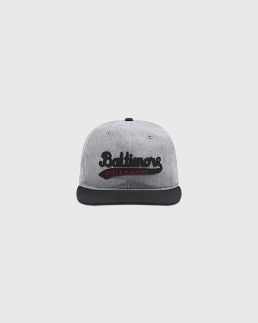 Baltimore Elite Giants 1949 Cotton Twill Ballcap product image 1, provided for visual reference and product detail review