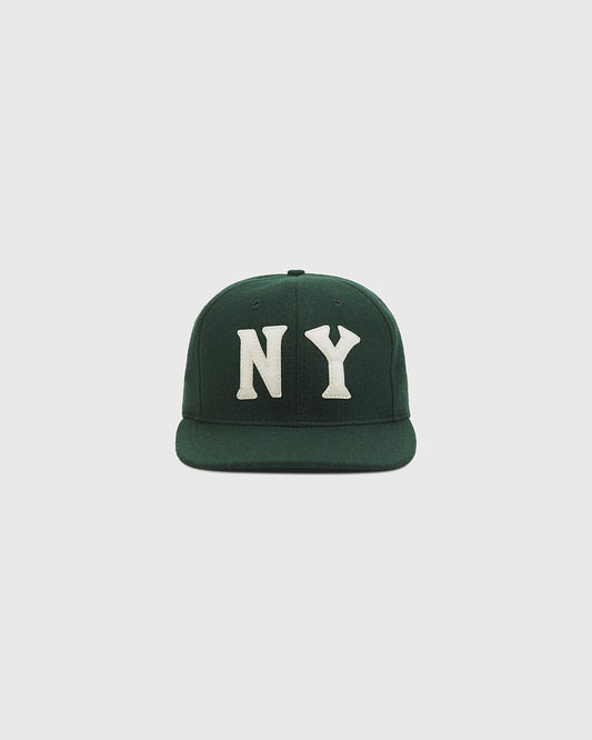 NY Black Yankees Authentic Wool Ballcap product image 1, provided for visual reference and product detail review