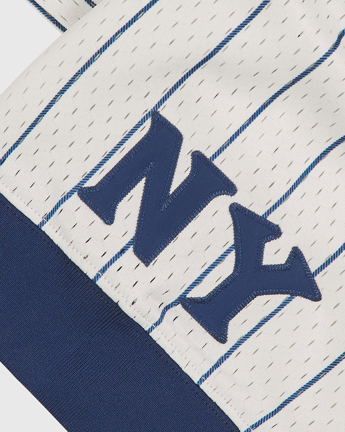NY Black Yankees V-Neck Mesh Jersey product image 4, provided for visual reference and product detail review
