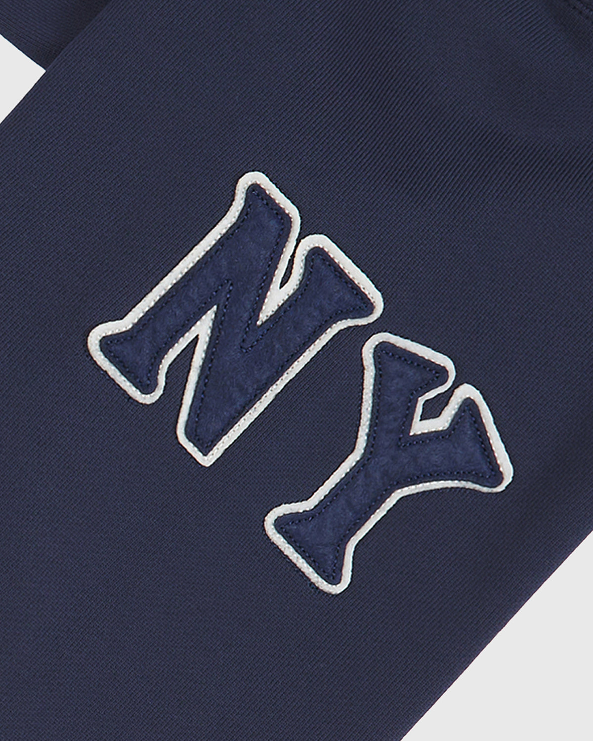 Black Yankees Heavyweight Cotton Terry Full-Zip Hoodie product image 3, provided for visual reference and product detail