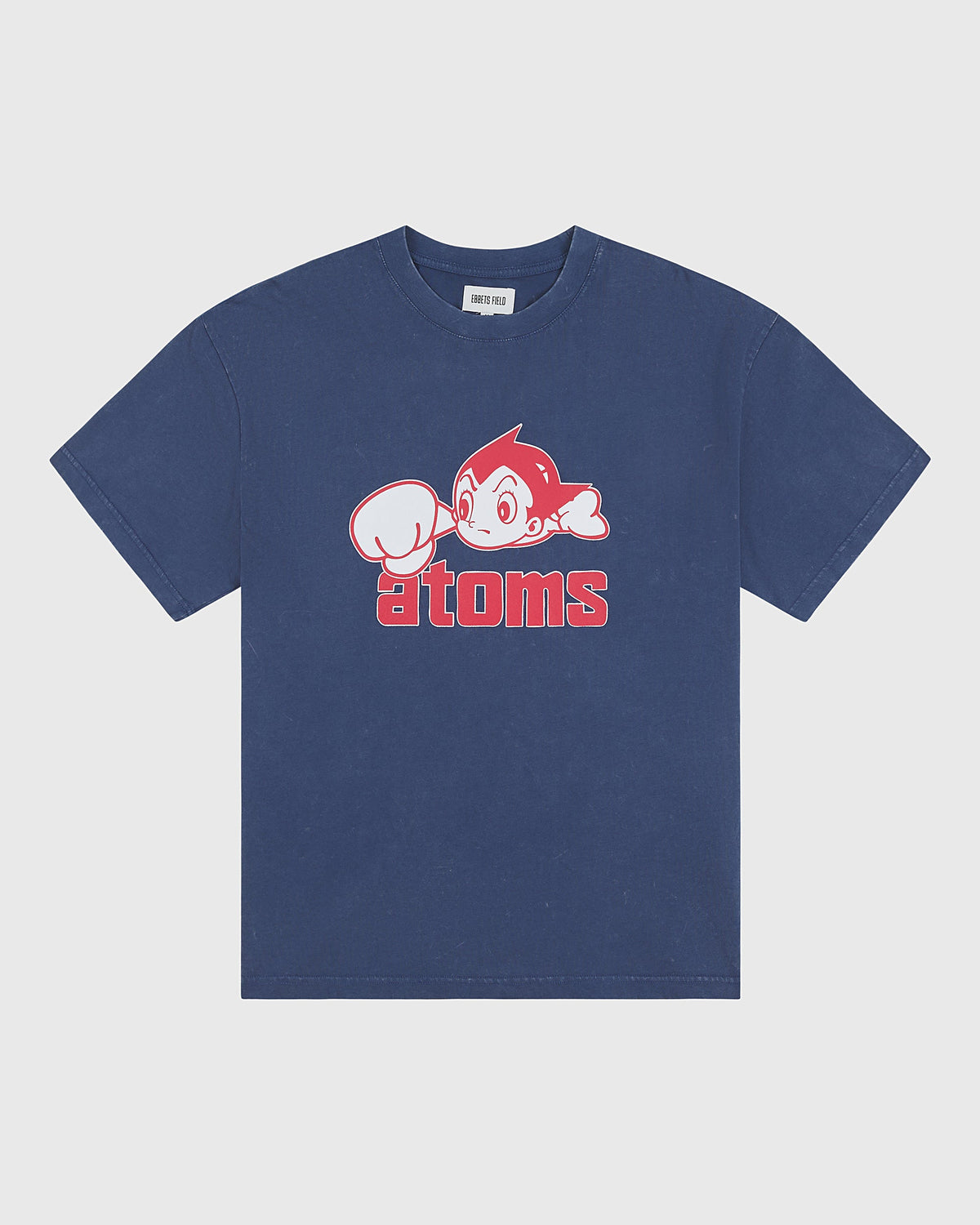 Sankei Atoms Pigment-Dyed Short Sleeve Graphic T-Shirt product image 1, provided for visual reference and product detail