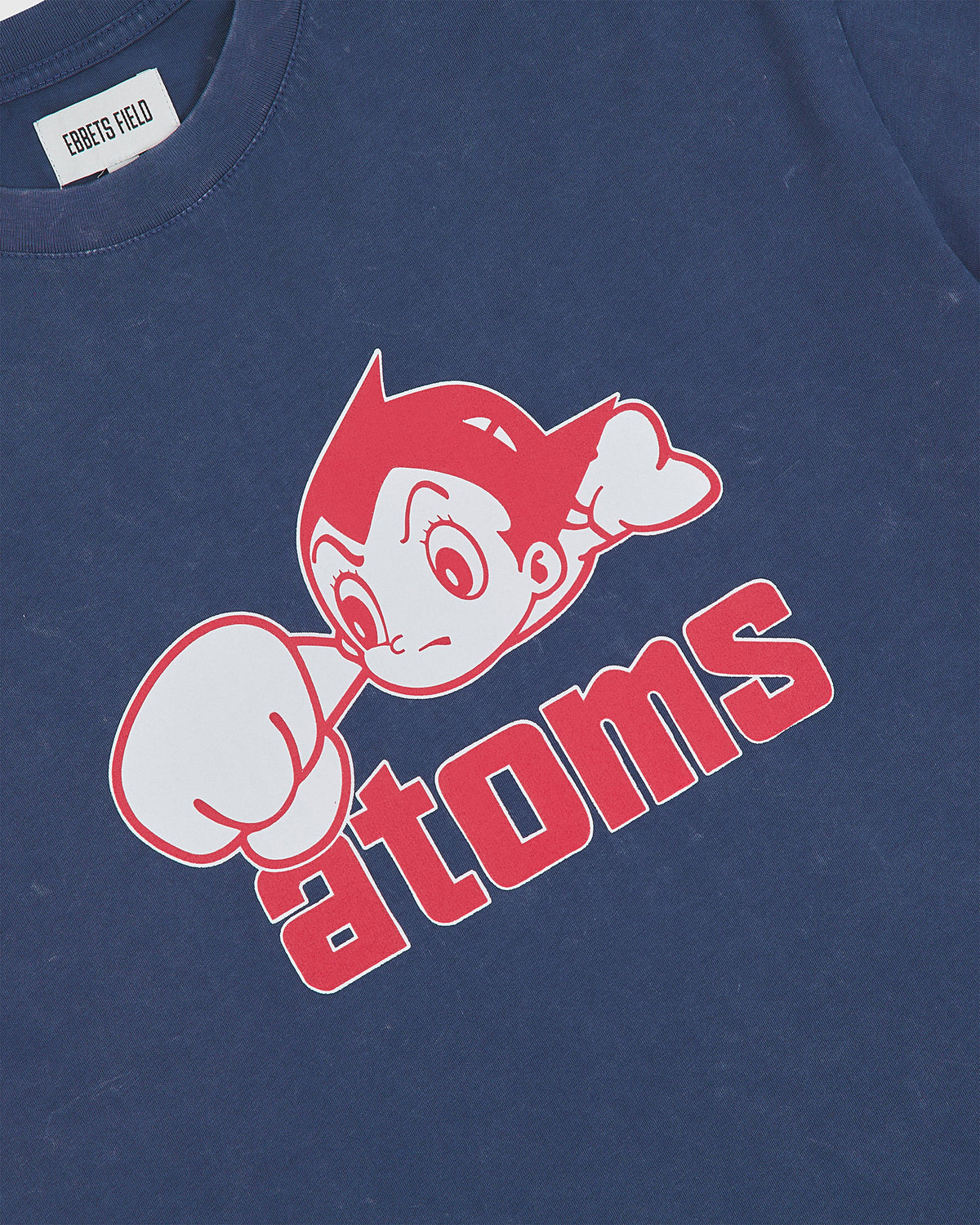 Sankei Atoms Pigment-Dyed Short Sleeve Graphic T-Shirt product image 2, provided for visual reference and product detail