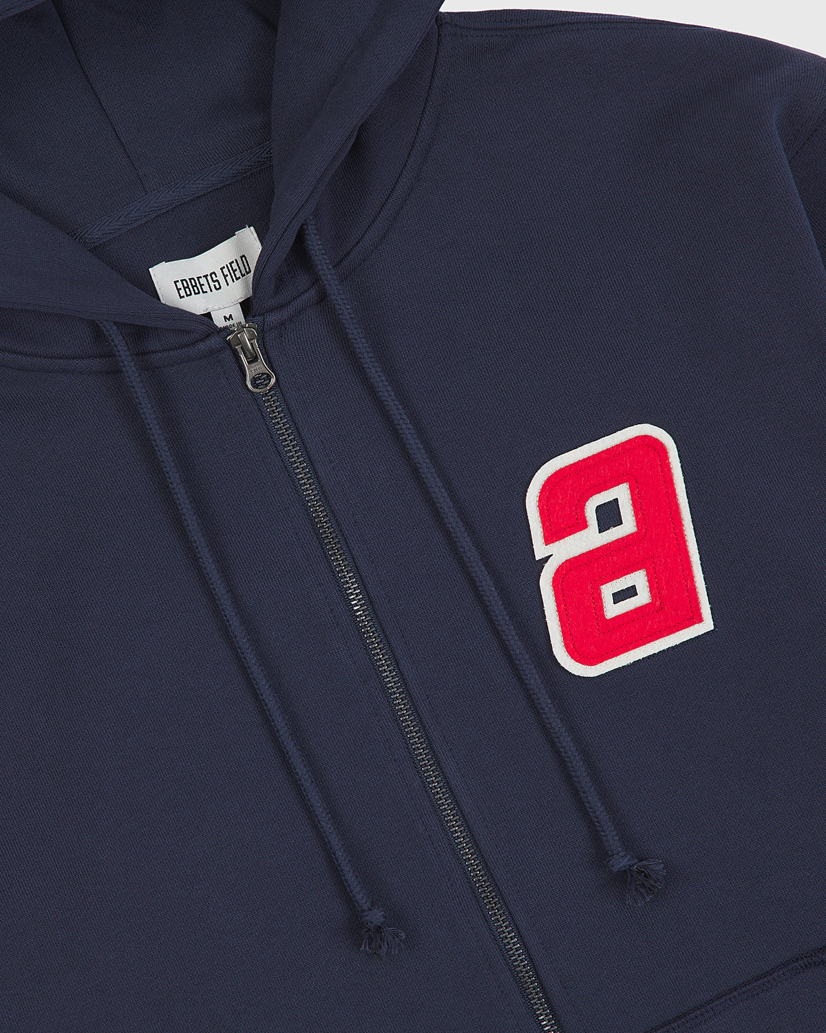 Sankei Atoms Heavyweight Cotton Terry Full-Zip Hoodie product image 5, provided for visual reference and product detail