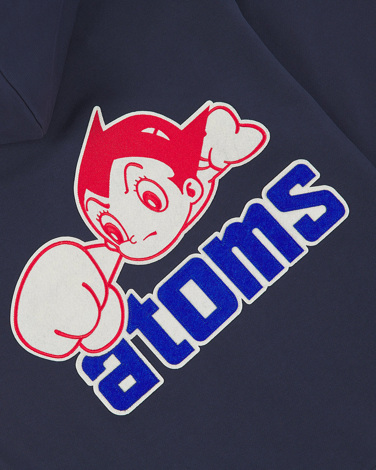 Sankei Atoms Heavyweight Cotton Terry Full-Zip Hoodie product image 6, provided for visual reference and product detail