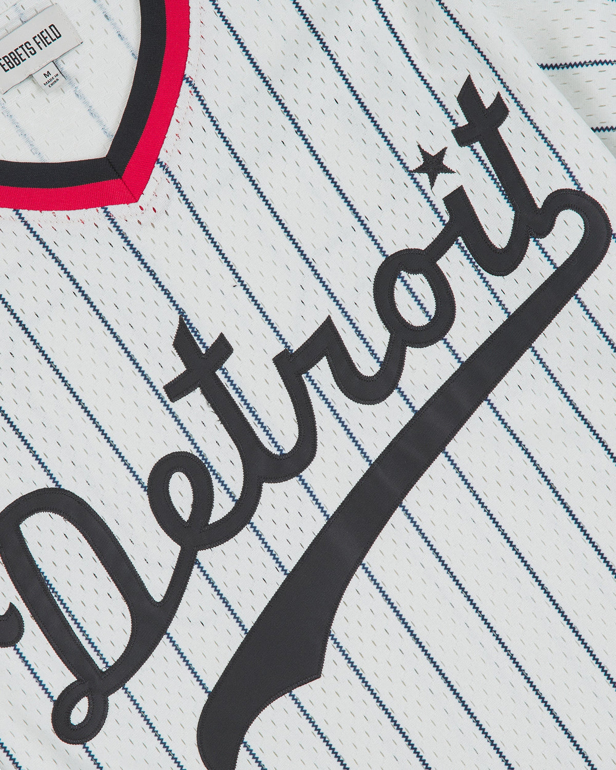 Detroit Stars 1950 V-Neck Mesh Jersey product image 3, provided for visual reference and product detail review