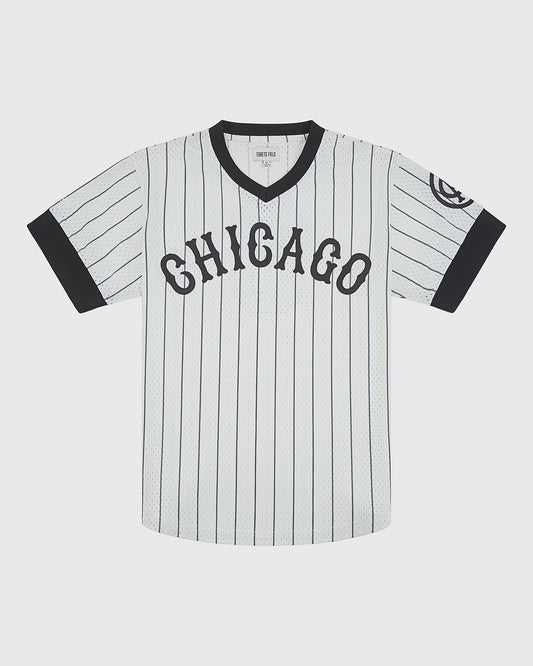 Chicago American Giants 1927 V-Neck Mesh Jersey product image 1, provided for visual reference and product detail review