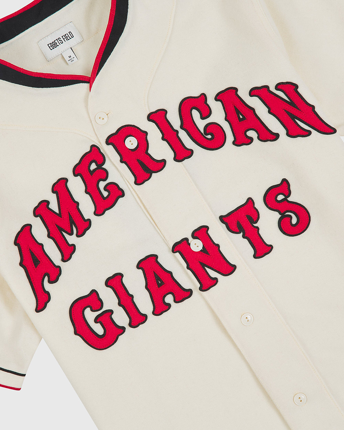 Chicago American Giants 1935 Authentic Wool Home Jersey product image 3, provided for visual reference and product detail