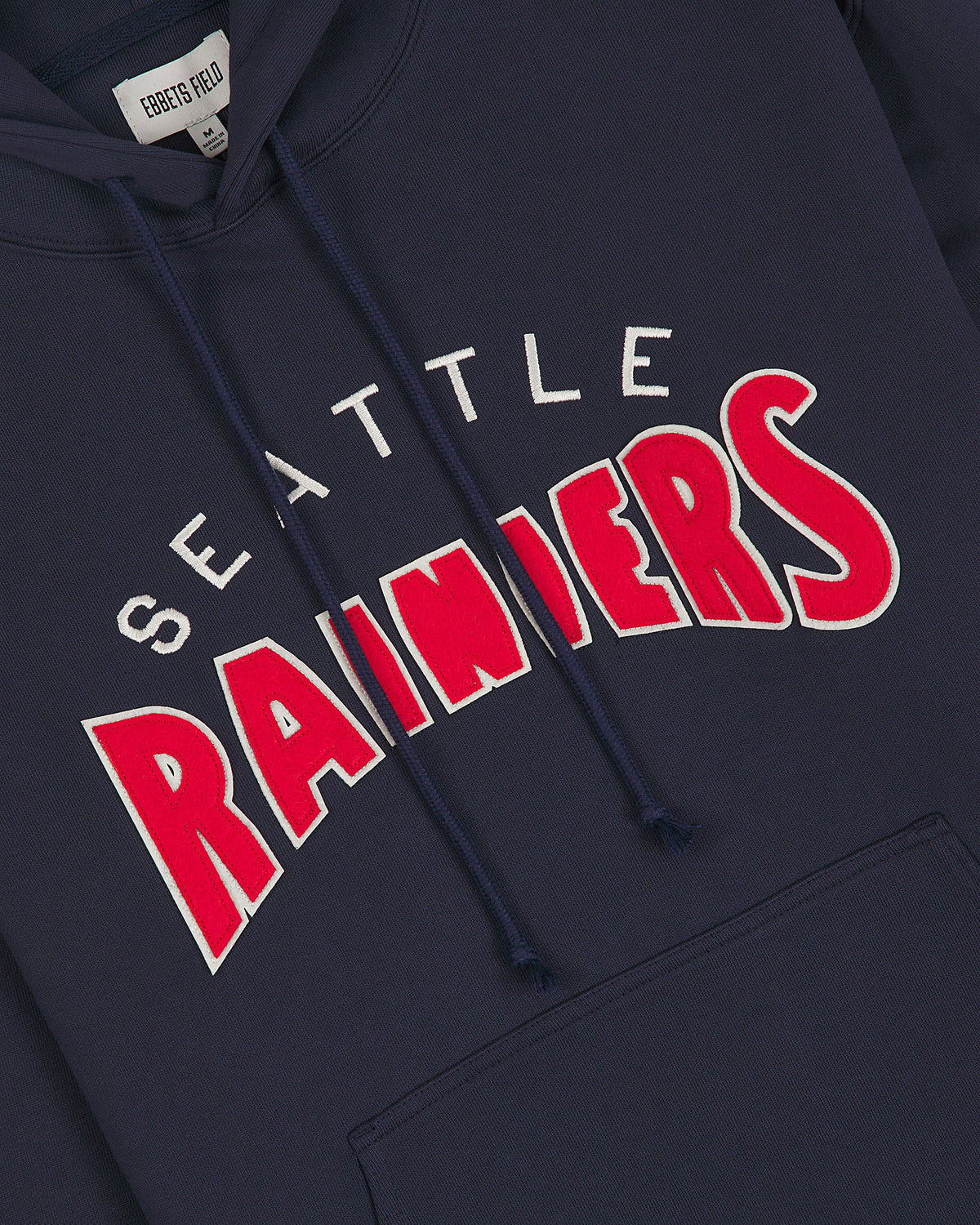 Seattle Rainiers 1941 Heavyweight Cotton Terry Pullover Hoodie product image 3, provided for visual reference and product