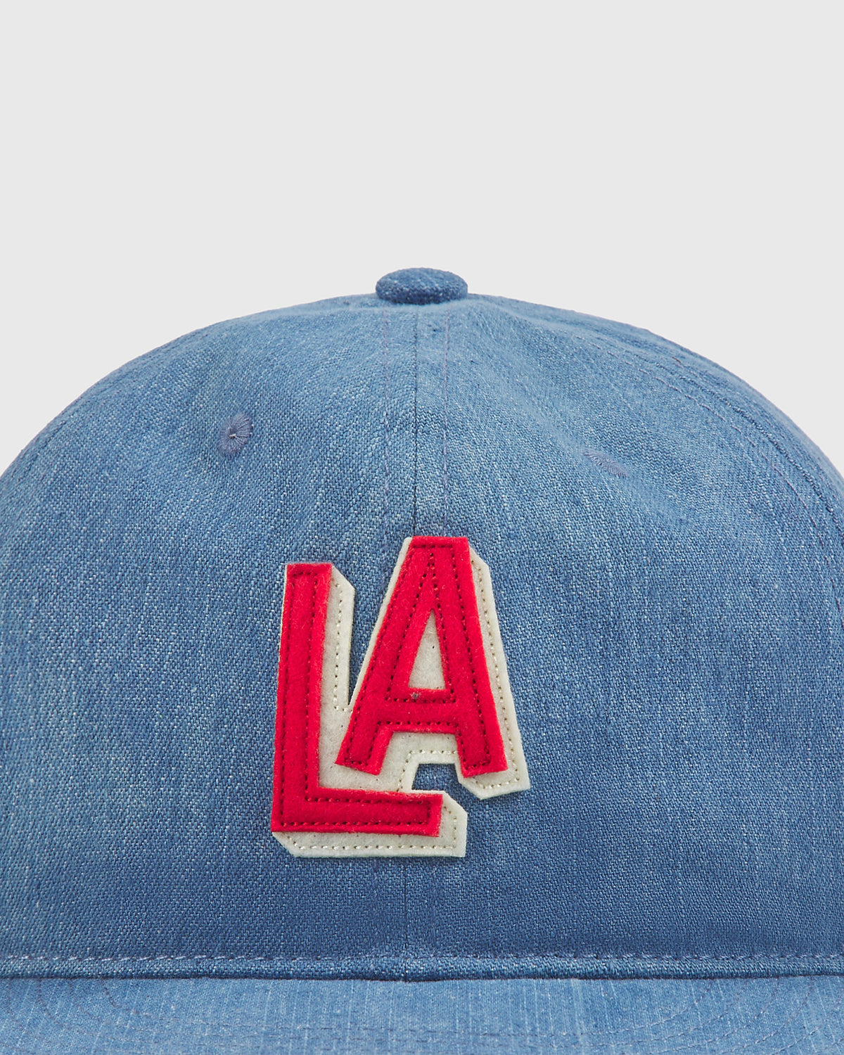 Los Angeles (PCL) Indigo Cotton Denim Ballcap product image 2, provided for visual reference and product detail review