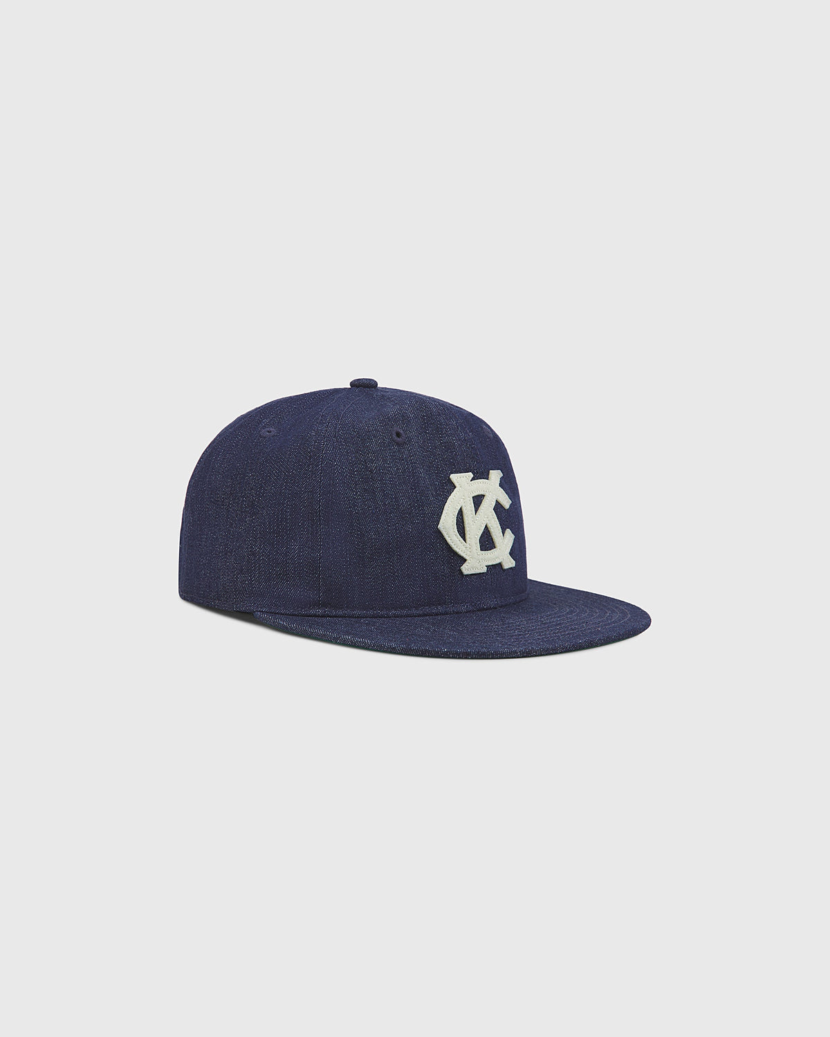 Kansas City Monarchs Indigo Cotton Denim Ballcap product image 3, provided for visual reference and product detail review