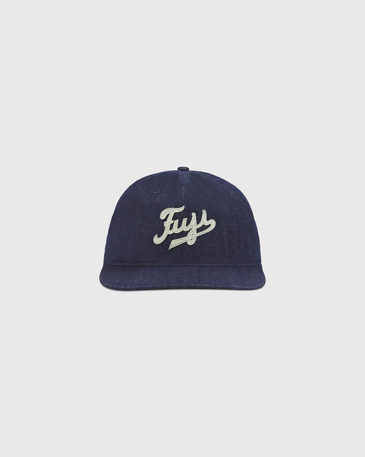 Fuji Athletic Club Indigo Cotton Denim Ballcap product image 1, provided for visual reference and product detail review