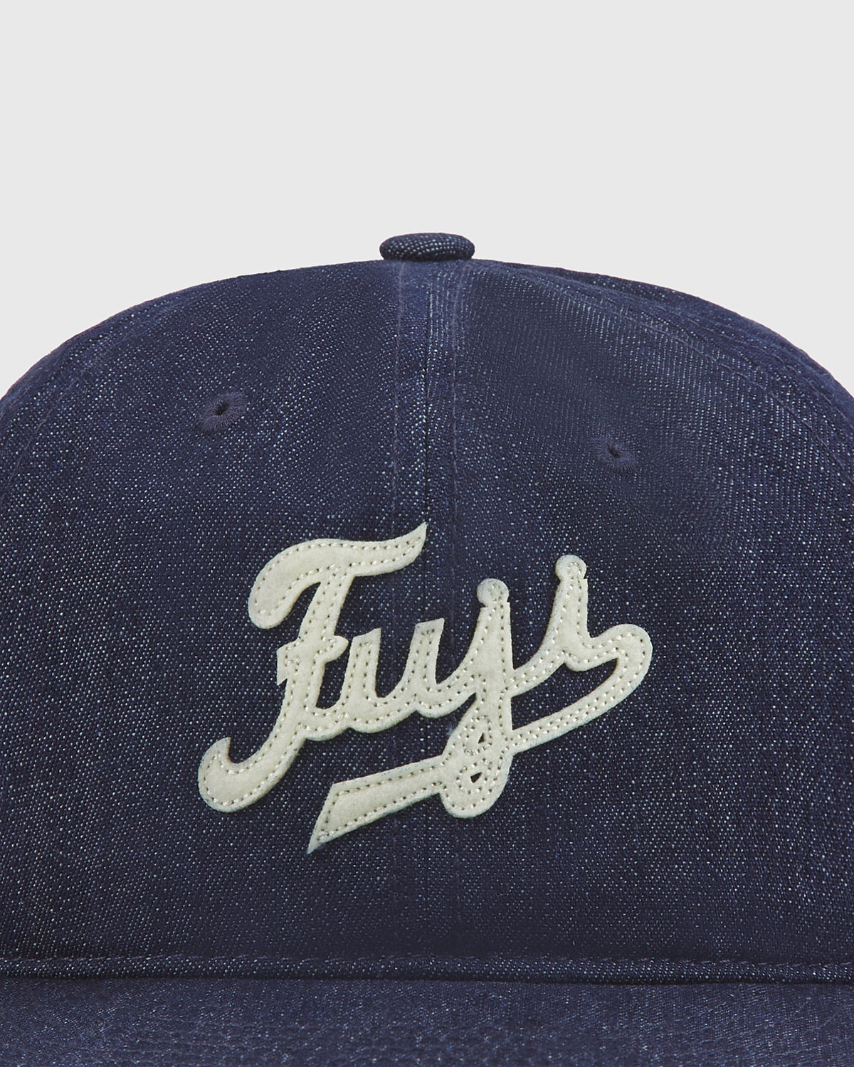 Fuji Athletic Club Indigo Cotton Denim Ballcap product image 2, provided for visual reference and product detail review
